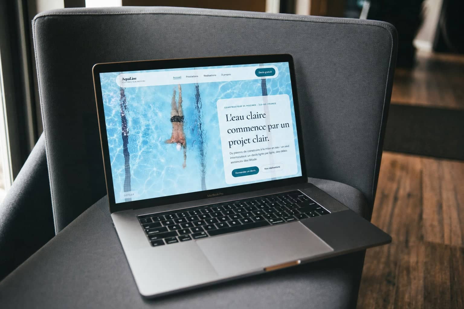 AquaLine — constructeur de piscines
